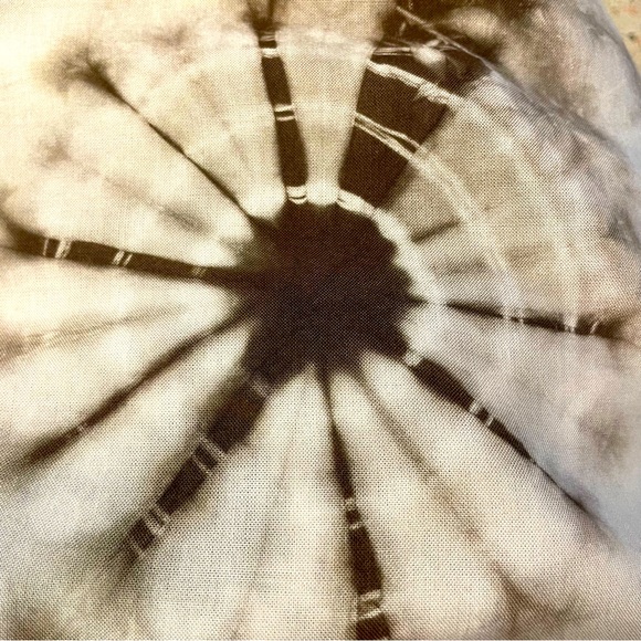 Sacred Threads TIE DYE Boho Brown Woven Rayon Tie Dye Off Shoulder Dress. Medium - Picture 8 of 14